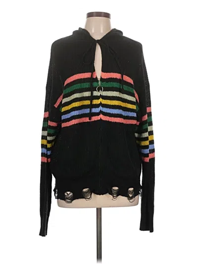 Pre-owned Assorted Brands Pullover Sweater In Black
