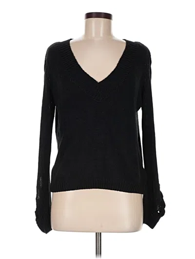 Pre-owned Assorted Brands Pullover Sweater In Black