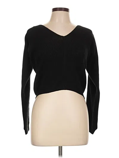 Pre-owned Assorted Brands Pullover Sweater In Black