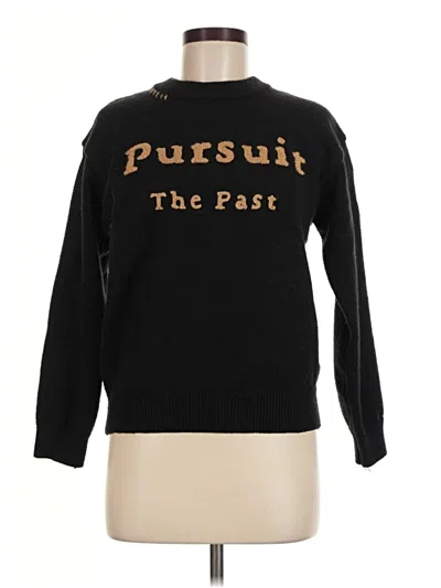 Pre-owned Assorted Brands Pullover Sweater In Black