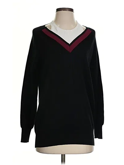 Pre-owned Assorted Brands Pullover Sweater In Black