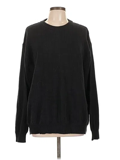 Pre-owned Assorted Brands Pullover Sweater In Black