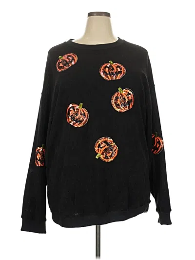 Pre-owned Assorted Brands Pullover Sweater In Black