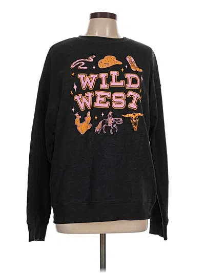 Pre-owned Assorted Brands Pullover Sweater In Black