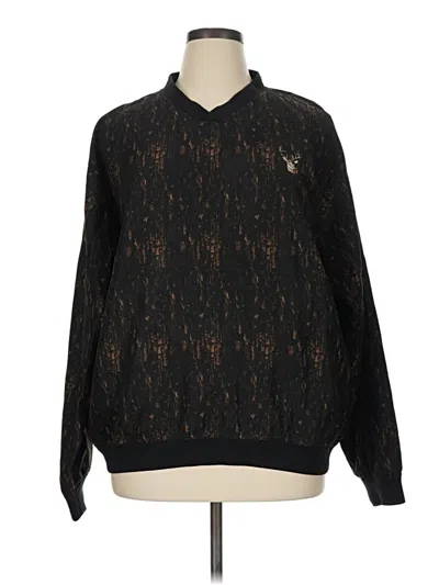 Pre-owned Assorted Brands Pullover Sweater In Black
