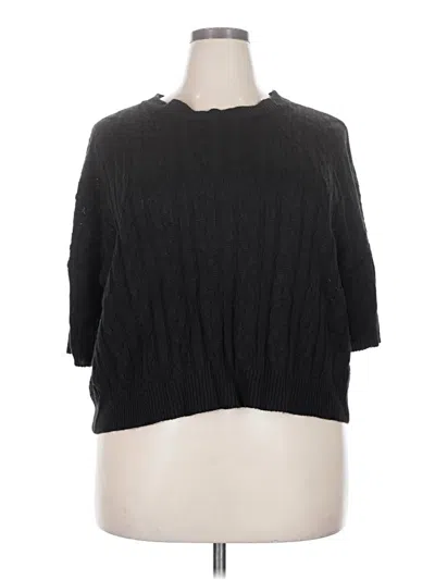 Pre-owned Assorted Brands Pullover Sweater In Black