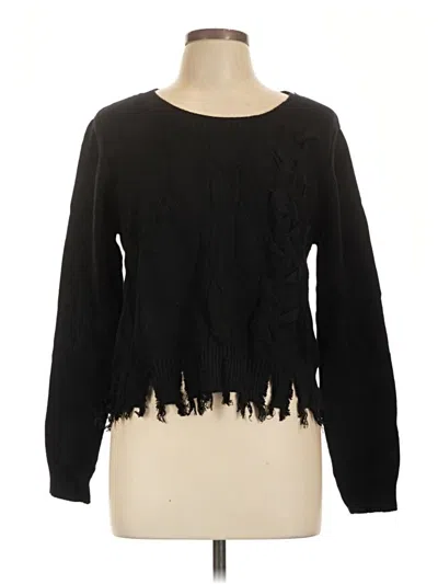 Assorted Brands Pullover Sweater In Black