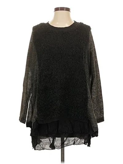 Pre-owned Assorted Brands Pullover Sweater In Black