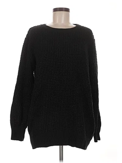 Pre-owned Assorted Brands Pullover Sweater In Black