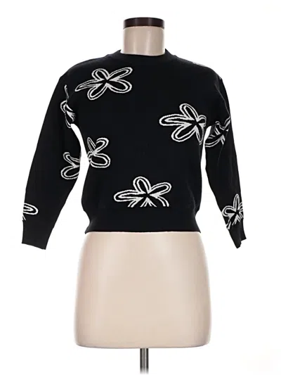 Pre-owned Assorted Brands Pullover Sweater In Black