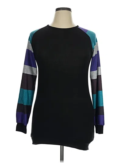 Assorted Brands Pullover Sweater In Black