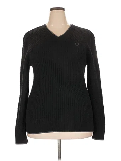 Pre-owned Assorted Brands Pullover Sweater In Black