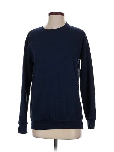 Pre-owned Assorted Brands Pullover Sweater In Blue