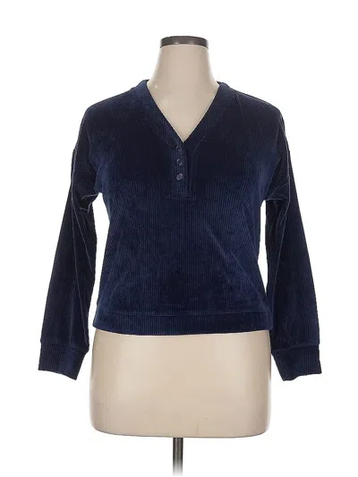 Pre-owned Assorted Brands Pullover Sweater In Blue