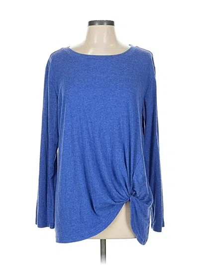 Pre-owned Assorted Brands Pullover Sweater In Blue