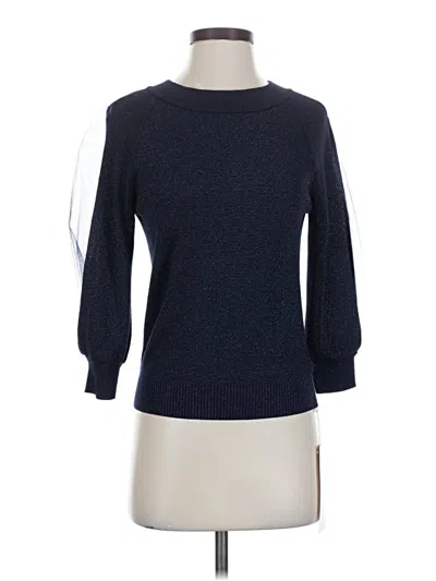 Pre-owned Assorted Brands Pullover Sweater In Blue