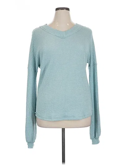 Pre-owned Assorted Brands Pullover Sweater In Blue