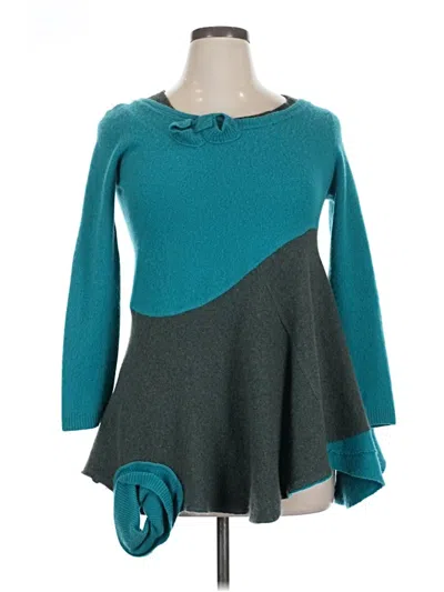 Pre-owned Assorted Brands Pullover Sweater In Blue