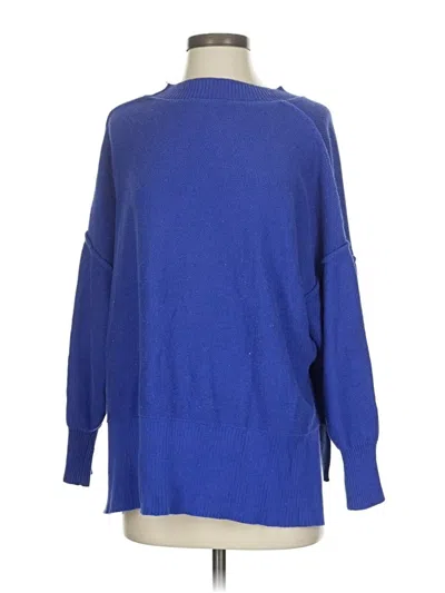 Pre-owned Assorted Brands Pullover Sweater In Blue