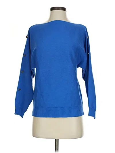 Pre-owned Assorted Brands Pullover Sweater In Blue