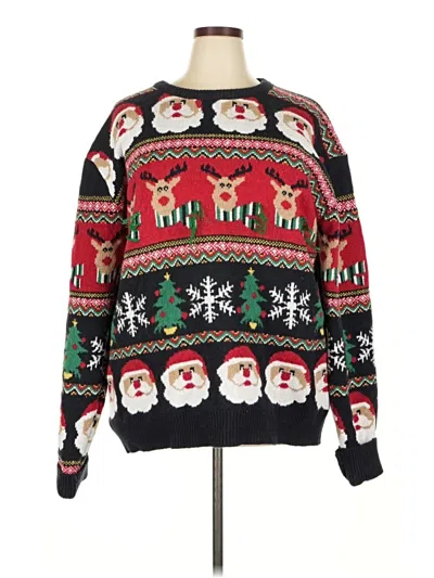 Pre-owned Assorted Brands Pullover Sweater In Blue