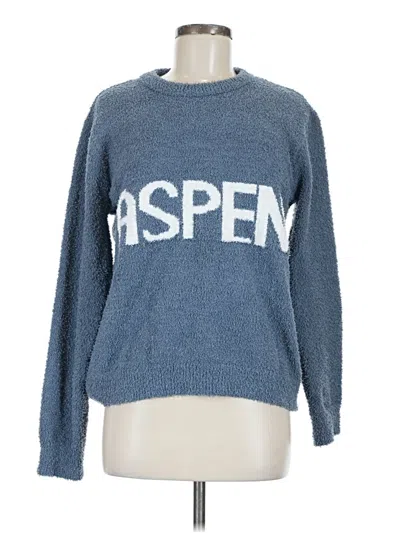 Pre-owned Assorted Brands Pullover Sweater In Blue