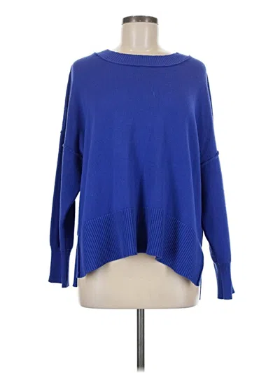 Pre-owned Assorted Brands Pullover Sweater In Blue