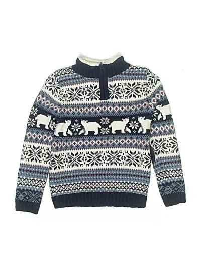 Pre-owned Assorted Brands Kids' Pullover Sweater In Blue