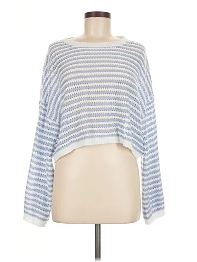 Pre-owned Assorted Brands Pullover Sweater In Blue