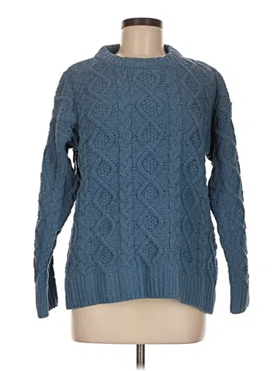 Pre-owned Assorted Brands Pullover Sweater In Blue