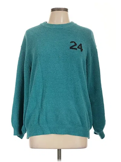 Pre-owned Assorted Brands Pullover Sweater In Blue