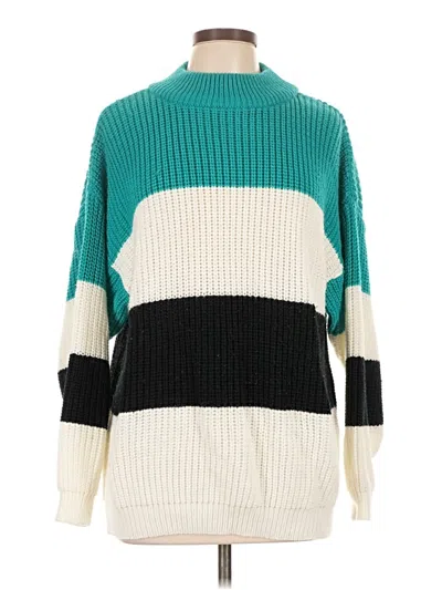 Pre-owned Assorted Brands Pullover Sweater In Blue