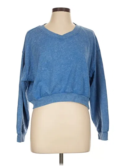 Pre-owned Assorted Brands Pullover Sweater In Blue
