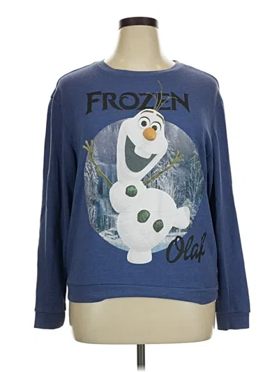 Pre-owned Assorted Brands Pullover Sweater In Blue
