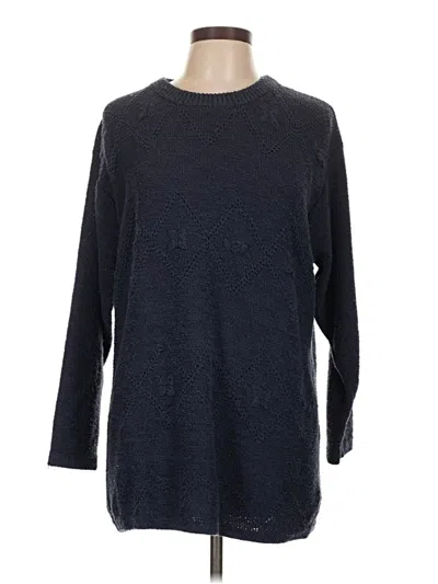 Pre-owned Assorted Brands Pullover Sweater In Blue