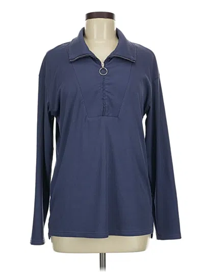 Pre-owned Assorted Brands Pullover Sweater In Blue