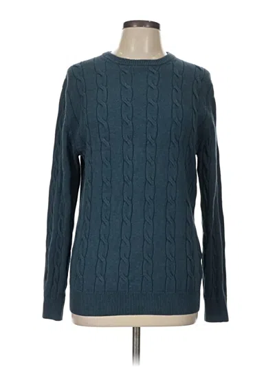Pre-owned Assorted Brands Pullover Sweater In Blue