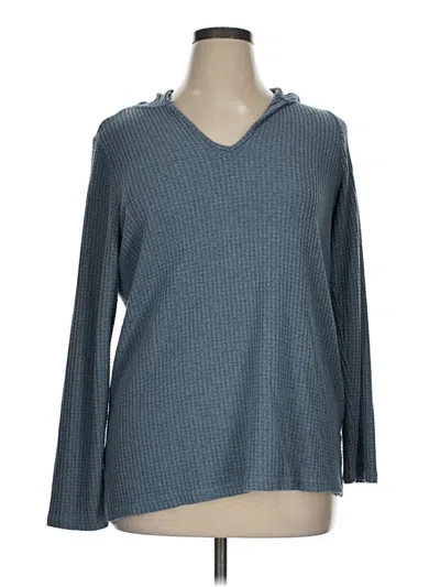 Pre-owned Assorted Brands Pullover Sweater In Blue