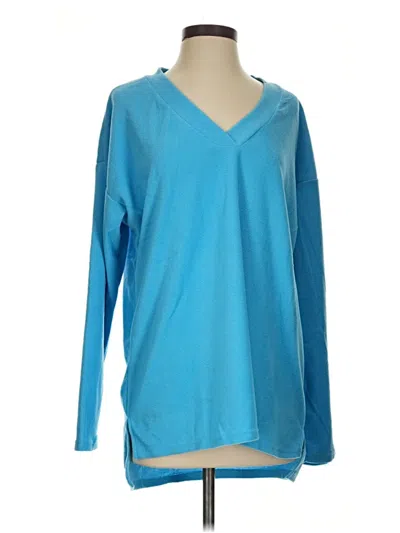 Pre-owned Assorted Brands Pullover Sweater In Blue