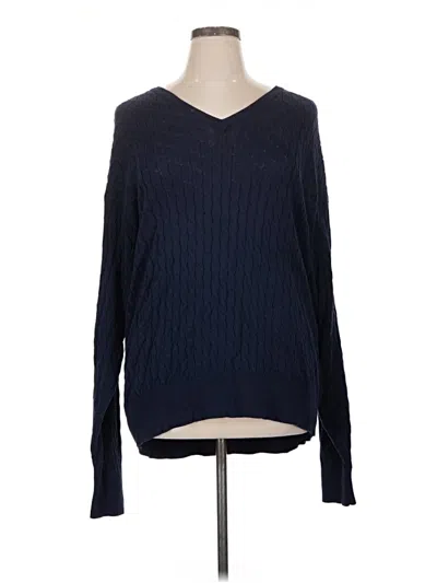 Pre-owned Assorted Brands Pullover Sweater In Blue