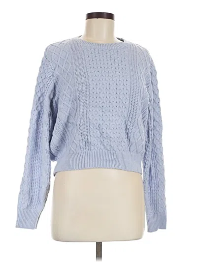 Pre-owned Assorted Brands Pullover Sweater In Blue