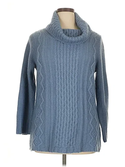 Pre-owned Assorted Brands Pullover Sweater In Blue