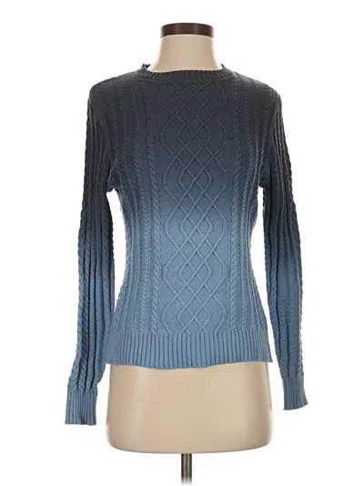 Pre-owned Assorted Brands Pullover Sweater In Blue