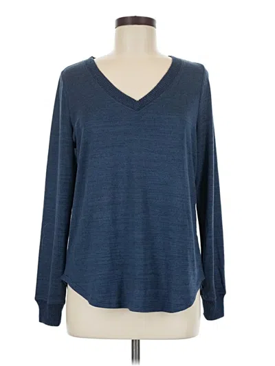 Pre-owned Assorted Brands Pullover Sweater In Blue
