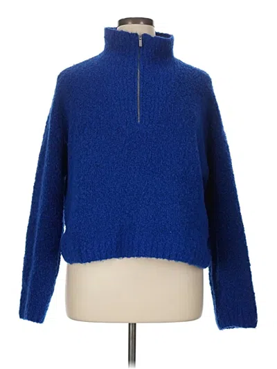 Pre-owned Assorted Brands Pullover Sweater In Blue