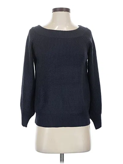 Pre-owned Assorted Brands Pullover Sweater In Blue