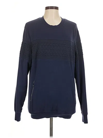 Pre-owned Assorted Brands Pullover Sweater In Blue