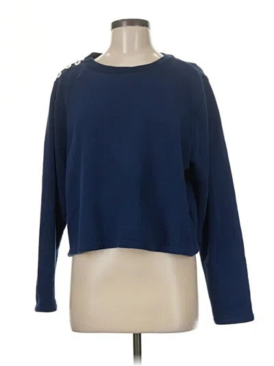Pre-owned Assorted Brands Pullover Sweater In Blue