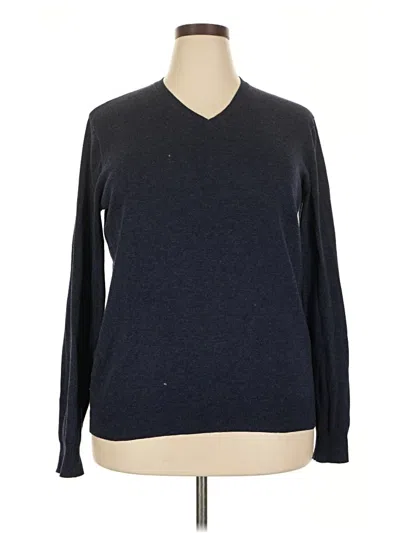 Pre-owned Assorted Brands Pullover Sweater In Blue