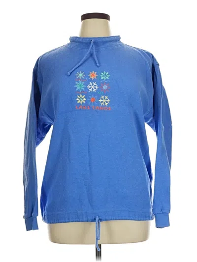 Pre-owned Assorted Brands Pullover Sweater In Blue